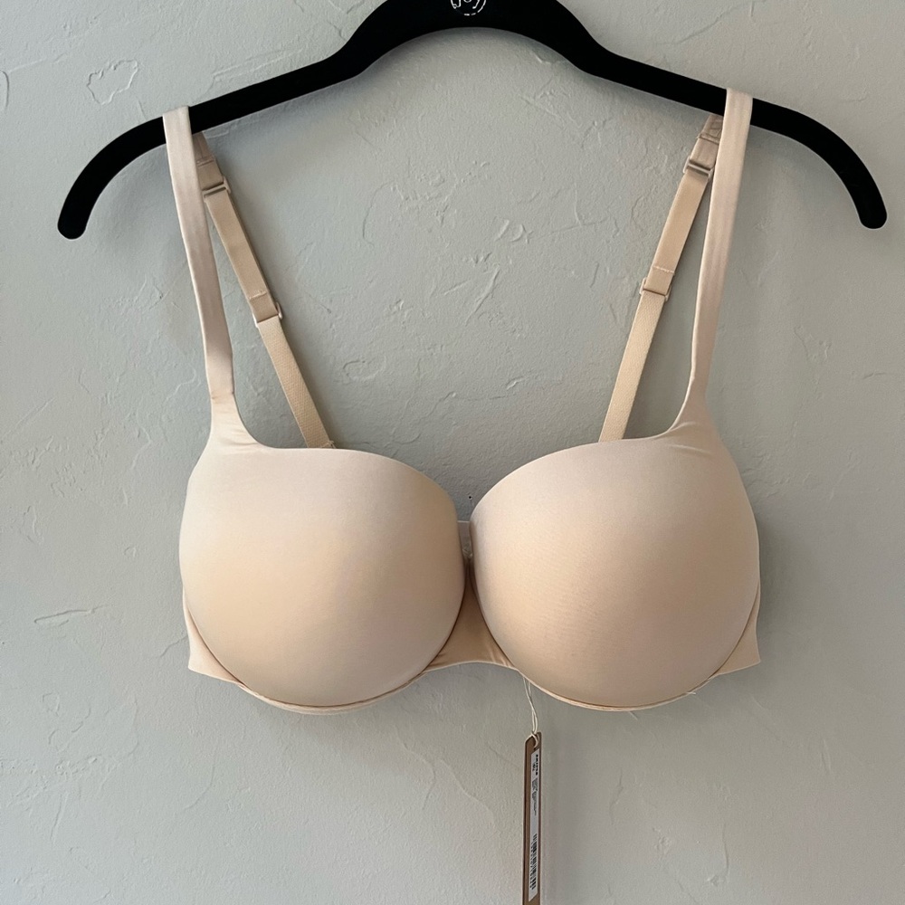 SKIMS ULTIMATE PUSH UP BALCONETTE BRA SAND 38C